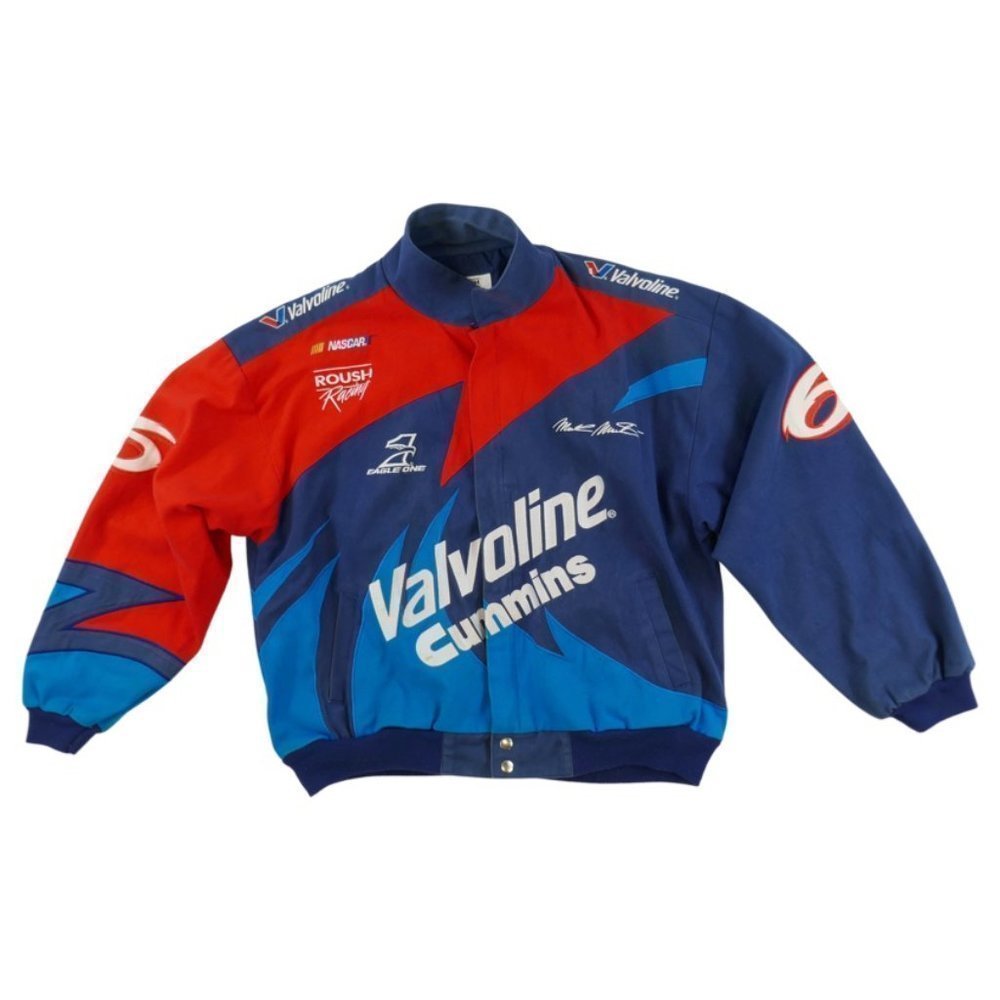 Roush Racing Vintage Mark Martin 6 Nascar Valvoline Racing Jacket